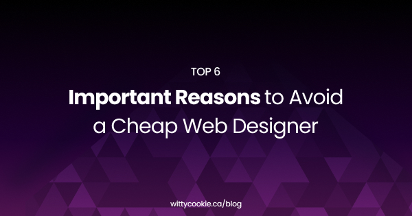 Top 6 Important Reasons to Avoid a Cheap Web Designer