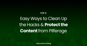 Top 6 Easy Ways to Clean Up the Hacks Protect the Content from Pilferage 1