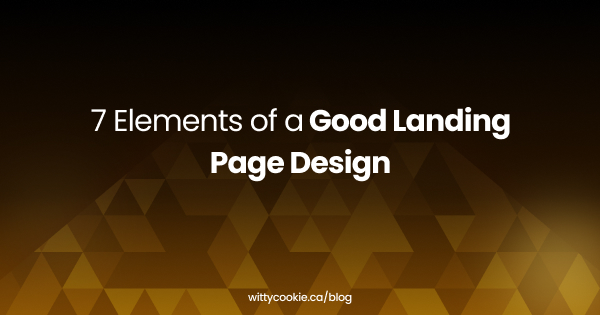 7 Elements of a Good Landing Page Design
