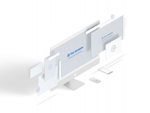 The Sceens Perspective PSD Mockup by Tranmautritam
